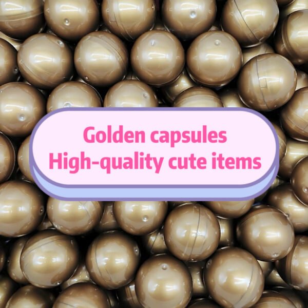Golden capsules